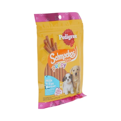 Gambar Pedigree Schmackos Camilan Anjing Puppy Stix Milk & Egg 70 gr