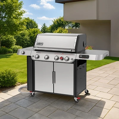 Gambar Weber Genesis Prem Pemanggang Gas Se-Spx-435 Lp - Silver