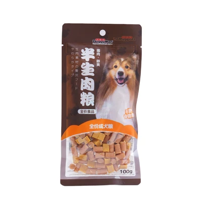 Gambar DoggyMan Makanan Anjing Kering Adult Semi Moist Bone Skin Coat 100 gr