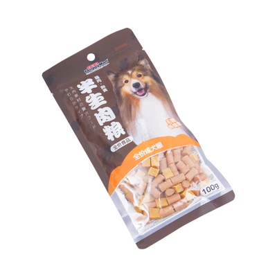 Gambar DoggyMan Makanan Anjing Kering Adult Semi Moist Bone Skin Coat 100 gr