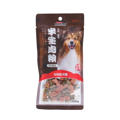 Gambar DoggyMan Makanan Anjing Kering Adult Semi Moist Optimal Stool 100 gr