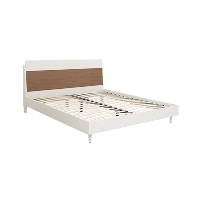 Gambar Informa 160x200 cm Harvey Tempat Tidur - Krem Beige/Cokelat Walnut