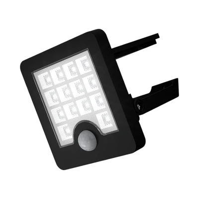 Gambar Krisbow Lampu Sorot Solar Dinding 5 Watt Cool Daylight - Hitam