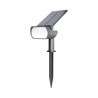Gambar Krisbow Lampu Taman Solar Owl 1.6 Watt Warm White - Hitam