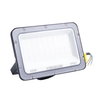 Gambar Krisbow Lampu Sorot LED SMD 30 Watt Cool Daylight IP65 - Hitam