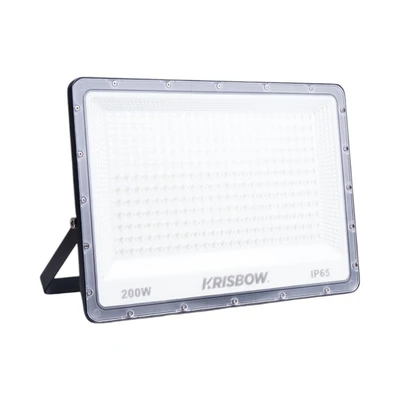 Gambar Krisbow Lampu Sorot LED SMD 200 Watt Cool Daylight IP65 - Hitam