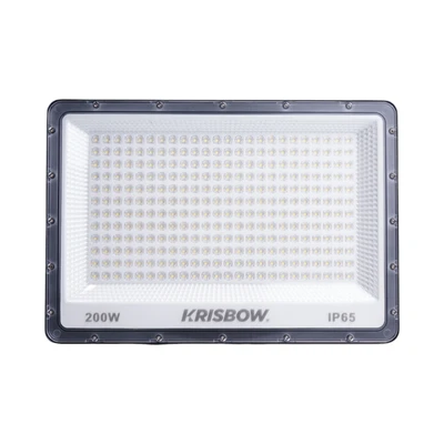 Gambar Krisbow Lampu Sorot LED SMD 200 Watt Cool Daylight IP65 - Hitam