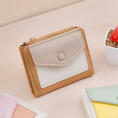 Gambar Ataru Dompet Color Block Random
