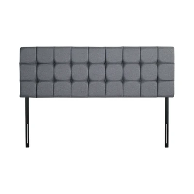 Gambar Informa Sleep 200x200 cm Ludo Headboard - Abu-Abu