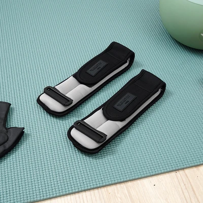 Gambar Kinetic 0.5 kg Set 2 Pcs Pemberat Pergelangan Kaki & Tangan - Abu-Abu
