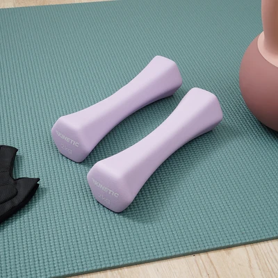 Gambar Kinetic 2 kg Set 2 Pcs Active Dumbbell Neoprene - Ungu