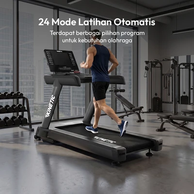 Gambar Kinetic Commercial Smart Treadmill 4.5 Hp - Hitam