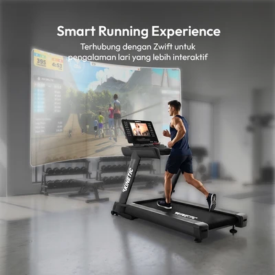 Gambar Kinetic Commercial Smart Treadmill 4.5 Hp - Hitam