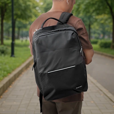 Gambar Passport Sky Tas Ransel Dengan Reflective - Hitam