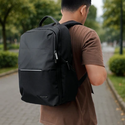 Gambar Passport Sky Tas Ransel Dengan Reflective - Hitam