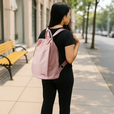 Gambar Luggo Luna Tas Ransel Stylish - Pink