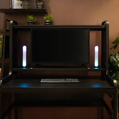 Gambar Eglare Lampu Meja LED Bar RGB Dengan Remote - Hitam