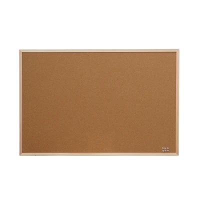 Gambar Odi Papan Corkboard Dengan Push Pin 90x60 cm - Cokelat