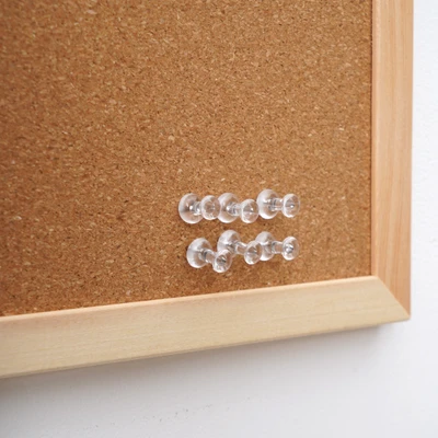 Gambar Odi Papan Corkboard Dengan Push Pin 90x60 cm - Cokelat