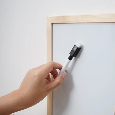 Gambar Odi Papan Cork Board & Whiteboard Dengan Push Pin 90x60 cm - Cokelat