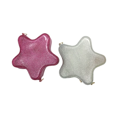 Gambar Ataru Tas Selempang Jelly Star Glitter Random