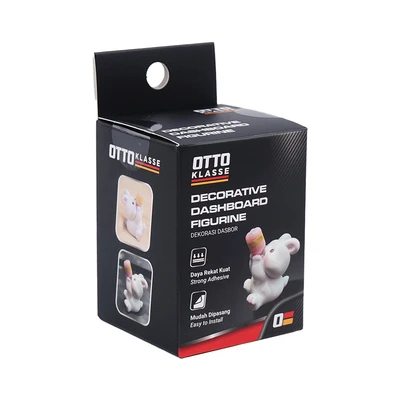 Gambar Otto Klasse Ornamen Dashboard Mobil Rabbit - Putih