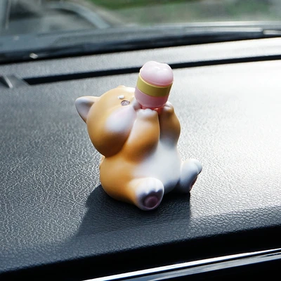 Gambar Otto Klasse Ornamen Dashboard Mobil Cat - Cokelat