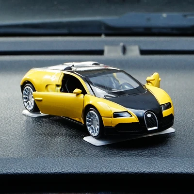 Gambar Otto Klasse Ornamen Dashboard Mobil Sport Car - Kuning