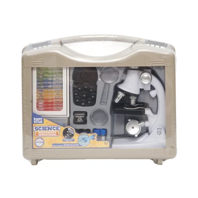 Gambar Kiddy Star Set Science Microscope Educational - Cokelat