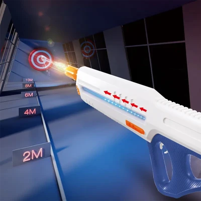 Gambar Paso Electric Water Gun Dengan Lampu - Putih