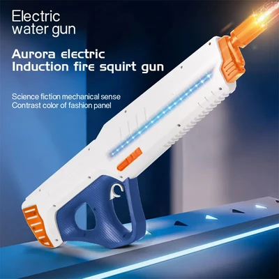 Gambar Paso Electric Water Gun Dengan Lampu - Putih