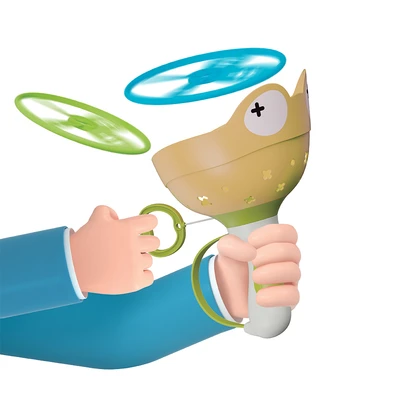 Gambar Paso Sport Set Frog Flying Saucer Pull Line Random