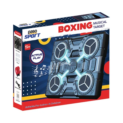 Gambar Paso Set Boxing Target Dengan Musik - Hitam