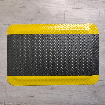 Gambar Krisbow Keset Pijakan Anti-Fatigue Heavy Duty PVC & Karet 60x90 cm - Hitam