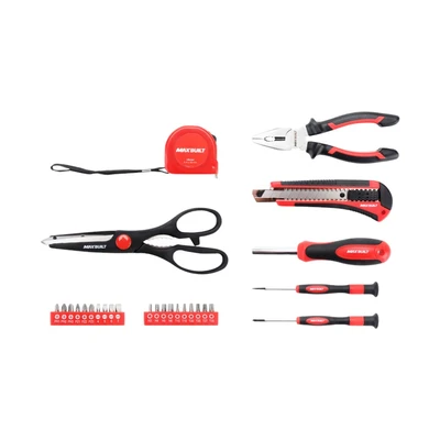Gambar Maxbuilt Perkakas Rumah Tangga Set 27 pcs - Merah