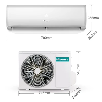Gambar [Gratis Instalasi] Hisense Air Conditioner 1/2 PK AN05CDG - Putih