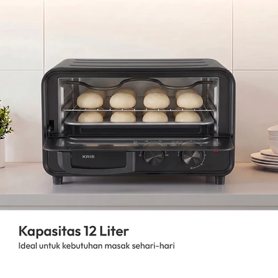 Gambar Kris Oven Toaster 12 Liter - Hitam