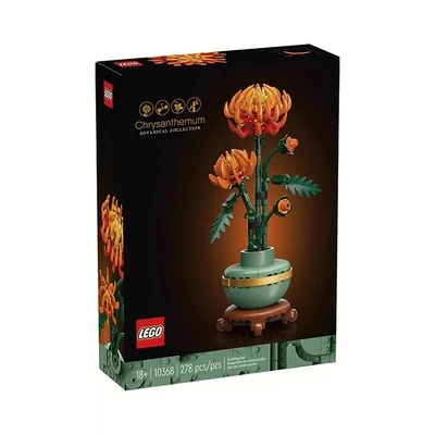 Gambar LEGO Icons Chrysanthemum Botanical Collection Set 278 Pcs 10368 - Oranye/hijau