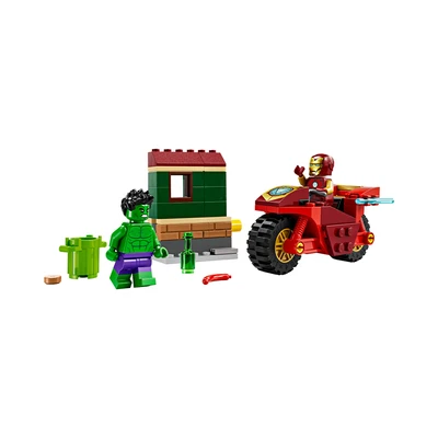 Jual Lego Marvel Iron Man With Bike And The Hulk 76287 Terbaru