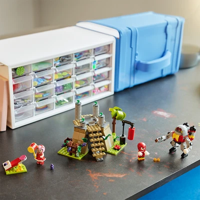 Gambar LEGO Sonic Knuckles And Master Emerald Shrine 76998