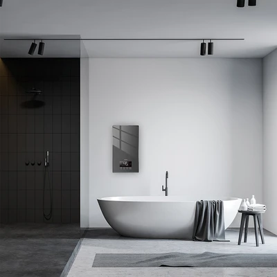 Gambar Acroz Helio Water Heater Listrik Instan Ultimate Flow - Abu-Abu Gunmetal