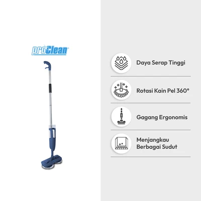 Gambar Proclean Alat Pel Rotating Spray - Biru Tua