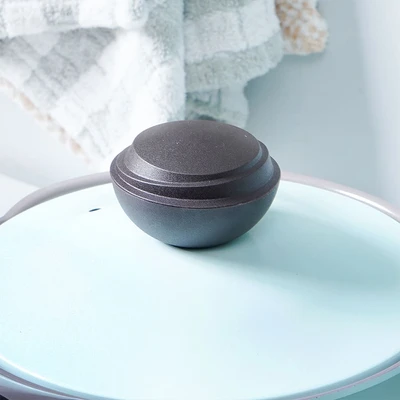 Gambar Cheftopf Larose Panci Saucepan Aluminium Ceramic Coating 18 cm - Hijau