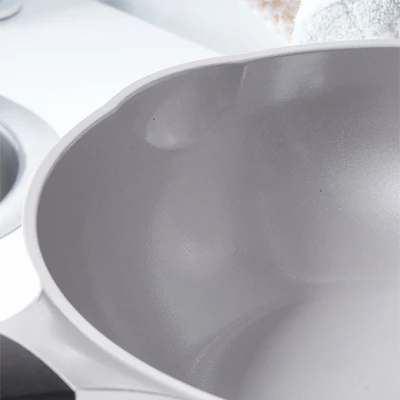 Gambar Cheftopf Larose Wajan Penggorengan Wok Aluminium 26 cm - Pink