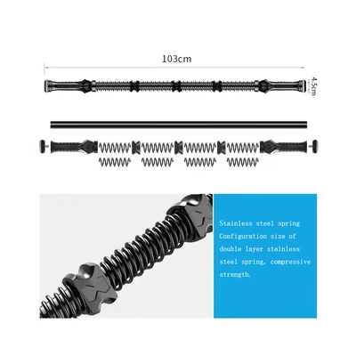 Gambar Kinetic 103 Cm Spring Arm Exercise - Hitam