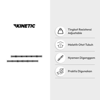 Gambar Kinetic 103 Cm Spring Arm Exercise - Hitam
