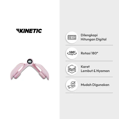 Gambar Kinetic Alat Olahraga Leg Thight Dengan Counter - Pink