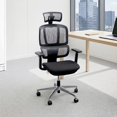 Gambar Sunon H2 Kursi Kantor Sandaran Tinggi V2 - Hitam