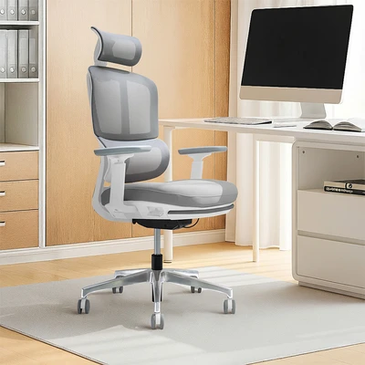 Gambar Sunon H2 Kursi Kantor Sandaran Tinggi V2 - Abu-Abu