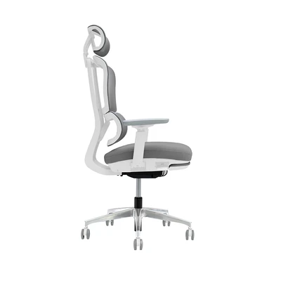 Gambar Sunon H2 Kursi Kantor Sandaran Tinggi V2 - Abu-Abu
